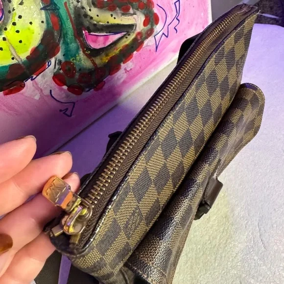 Louis Vuitton Monogram Damier Pochette Melville Crossbody